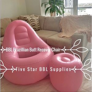 BBL Brazilian butt lift surgery recovery chair and ottoman